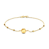 Bratara din aur galben cu citrin 6B0949