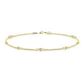 Bratara din aur galben cu zirconiu