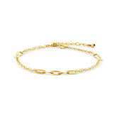 Brățară cu zale din aur galben B122-X3FOR9B0279-Y