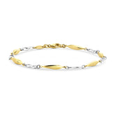 Bratara bicolora aurie X3STB212118YW