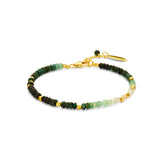 Bratara cu margele cu pietre de smarald - 163P0122