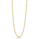 Lanț de zale ancoră din aur galben C094-ANCDIA-50-1.7-Y