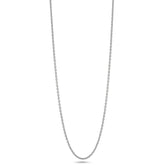 Lanț de zale fantezie Jasseron din aur alb C094-ANCHOR-45-1.1-W