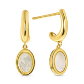 Cercei din aur galben KR2-1E0419MOP-Y