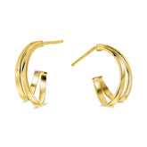 Cercei din aur galben - X4TE8576