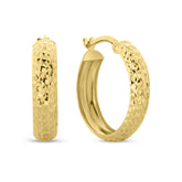 Cercei din aur galben cu diamante E122-XHE13320-DC-Y