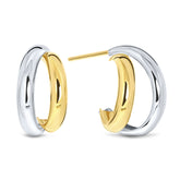 Bijuterii urechi bicolor XXHE212874