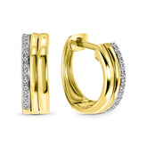 Cercei din aur galben GH56003BSD-Y