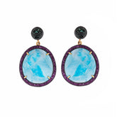 Cercei placati cu aur