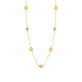 Colier din aur galben cu zirconiu