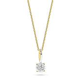 Colier din aur bicolor cu diamante cultivate în laborator