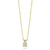 Colier din aur galben cu diamant cultivat în laborator N159-P23MK0001C-LG-050-Y