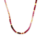 Colier de margele cu pietre de rubin - 163C0160