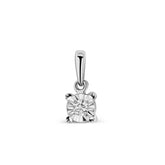 Pandantiv din aur alb cu diamant P766-PL33968-W