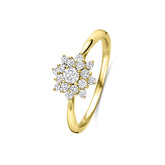 Inel din aur galben cu fantezie cu diamant R092-49355R015-Y-1