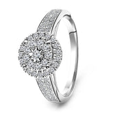 Inel din aur alb cu diamant 60579R001