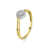 Inel din aur galben cu diamant R092-62291R004-YW