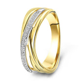 Inel din aur galben cu diamante R092-65579R004-YW