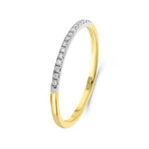 Inel glisant din aur galben cu diamante R092-80267R001-YW