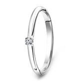 Inel solitari din aur alb cu diamante 42229012