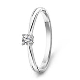 Inel solitari din aur alb cu diamante 42261721