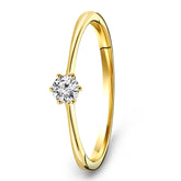 Inel solitar cu diamante din aur galben R092-SOL-Y118-015-G2-Y