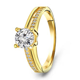 Inel de aur cu zirconiu