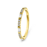 Inel din aur galben cu zirconiu