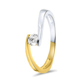 Inel bicolor ISMCR201328-YW