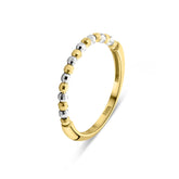 Inel bicolor cu margele tăiate cu diamant R122-VX3DCBCR2037606-YW