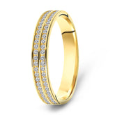 Inel din aur galben cu zirconiu