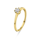 Inel solitar din aur galben cu zirconiu R122-X3-X3SZR200281-FCZ-Y