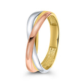 Inel tricolor XAR203554-TC-M