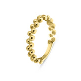 Inel din aur galben cu bile mici R122-XAR6592-Y