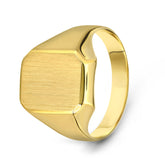 Inel cu sigiliu din aur galben