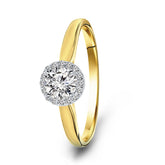 Inel anturaj din aur galben 59991-Z