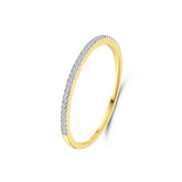 Inel glisant din aur galben cu diamante R138-BD29967-Y