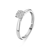 Inel din aur alb cu diamant R138-RG80910-W