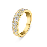 Inel din aur galben cu diamant cultivat în laborator R177-UFOC3584G-LG-Y