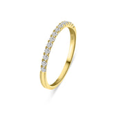 Inel din aur galben cu diamant cultivat în laborator R177-UFTH8428G-LG-Y