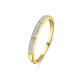 Inel fantezie din aur galben cu diamante R382-R304405-Y