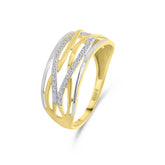 Inel fantezie din aur galben cu diamante R382-R31673DIA14KYW-Y