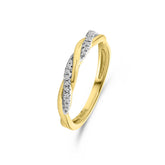 Inel din aur galben cu diamante R404-R40866-Y