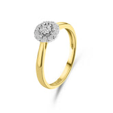 Inel din aur galben cu diamante R404-R41981-YW