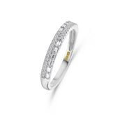 Inel glisant din aur alb cu diamante R404-RG46375-W