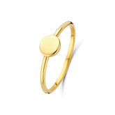 Inel cu sigiliu din aur galben rotund R470-AG1649-2488-Y