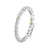 Inel eternitate din aur alb cu diamante cultivate în laborator R480-RDF21472004-LG-W