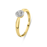 Inel din aur galben diamant minune R480-RG010162ADI-YW