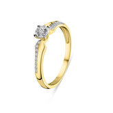 Inel din aur galben cu diamant R480-RO010096ADI-YW