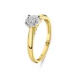 Inel din aur galben cu diamant R480-RO010101ADI-YW